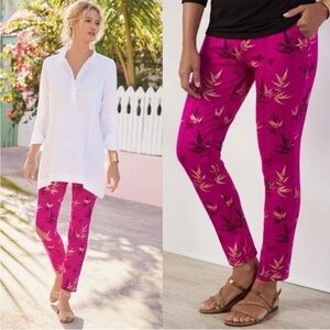 Soft Surroundings Emiko Pants Fuchsia Size XS NWOT